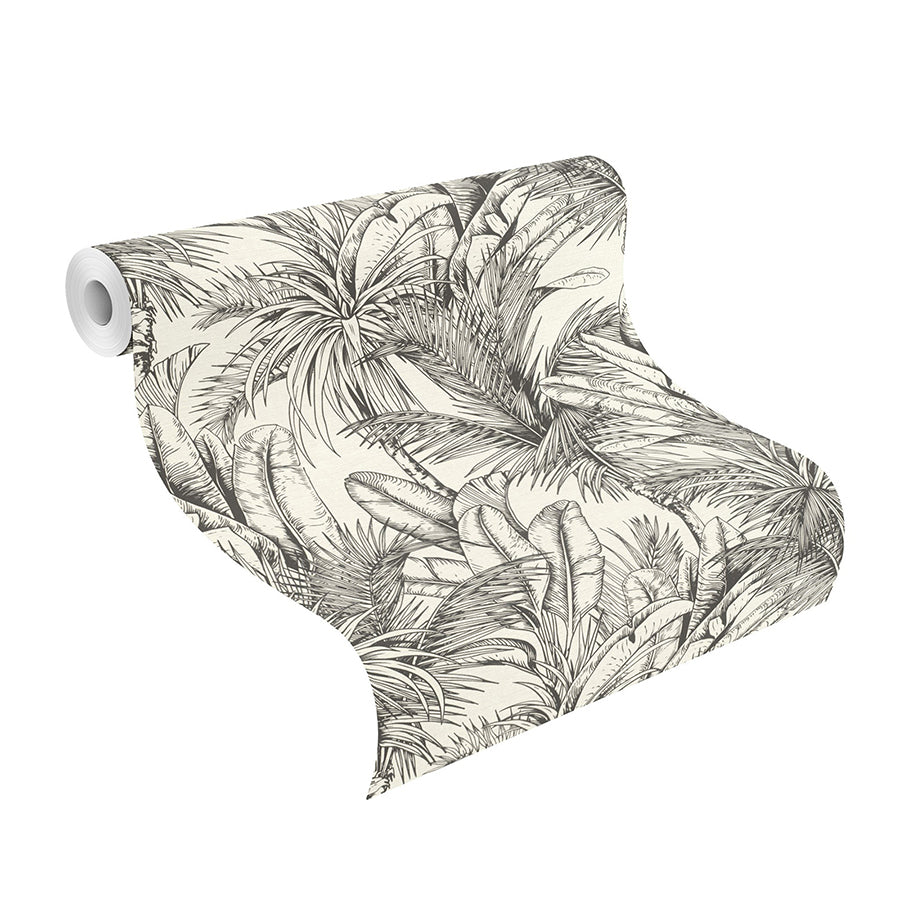 Serra White Palm Wallpaper - York Wallcoverings - 2980-478013 - York Wallcoverings Wallpaper