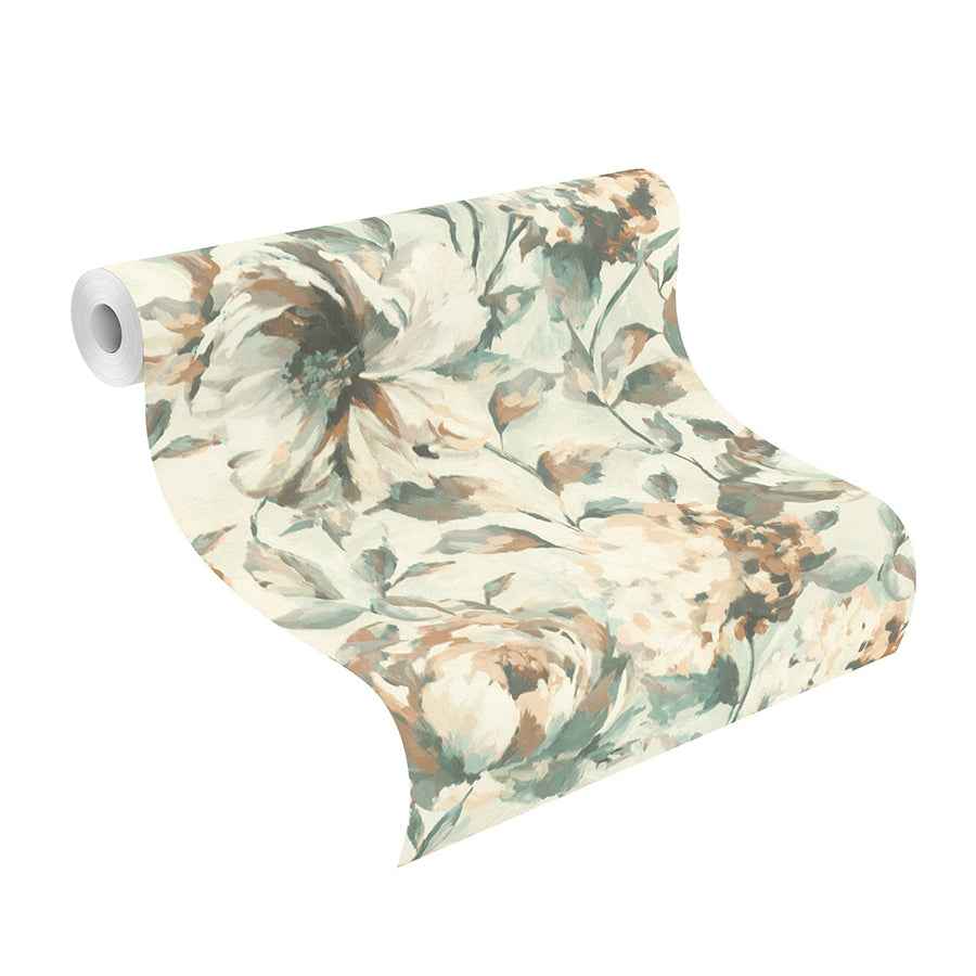 Attia Light Blue Floral Wallpaper - York Wallcoverings - 2980-485134 - York Wallcoverings Wallpaper