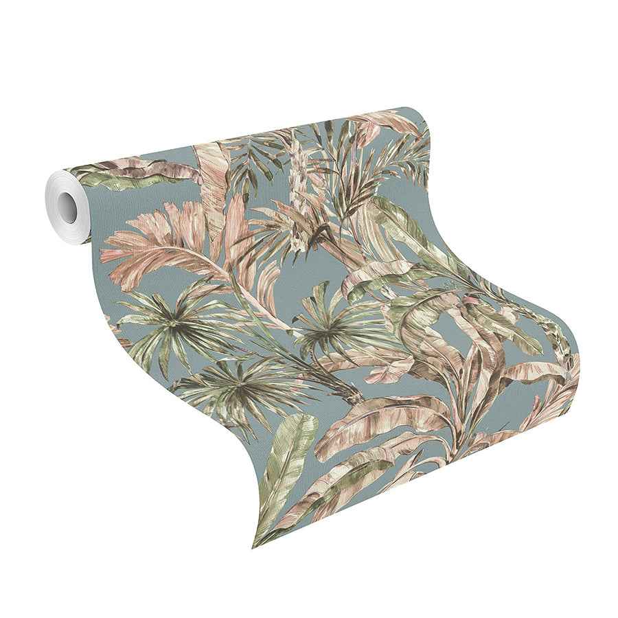 Calle Light Blue Tropical Wallpaper - York Wallcoverings - 2980-485257 - York Wallcoverings Wallpaper