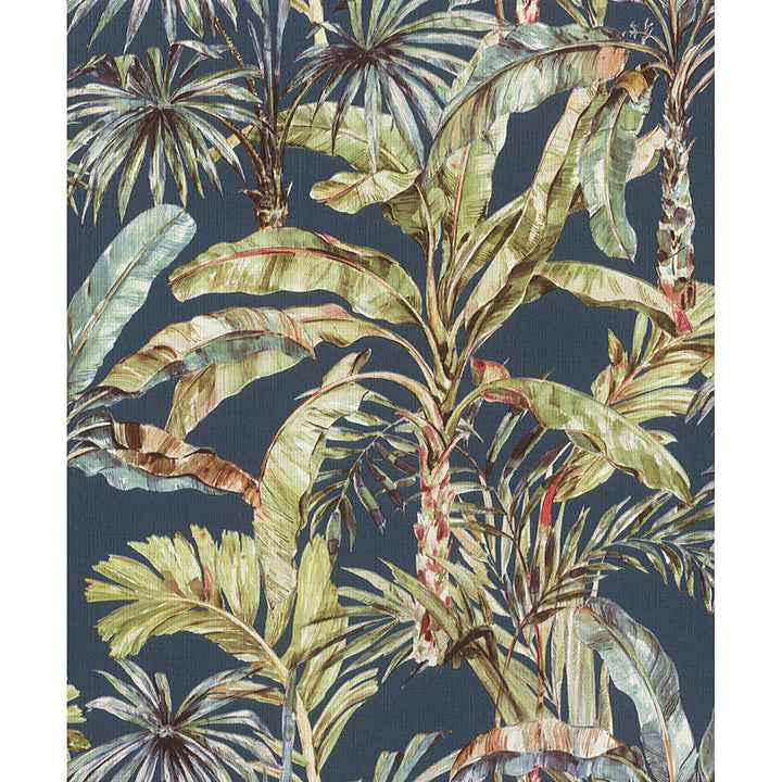 Calle Blue Tropical Wallpaper - York Wallcoverings - 2980-485288