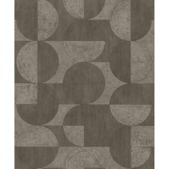 Barcelo Brown Circles Wallpaper - York Wallcoverings - 2980-521368 - York Wallcoverings Wallpaper