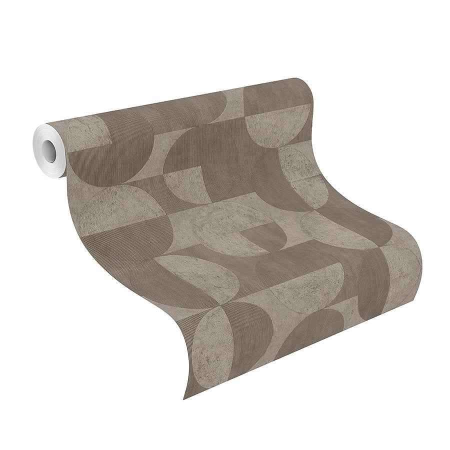 Barcelo Brown Circles Wallpaper - York Wallcoverings - 2980-521368 - York Wallcoverings Wallpaper