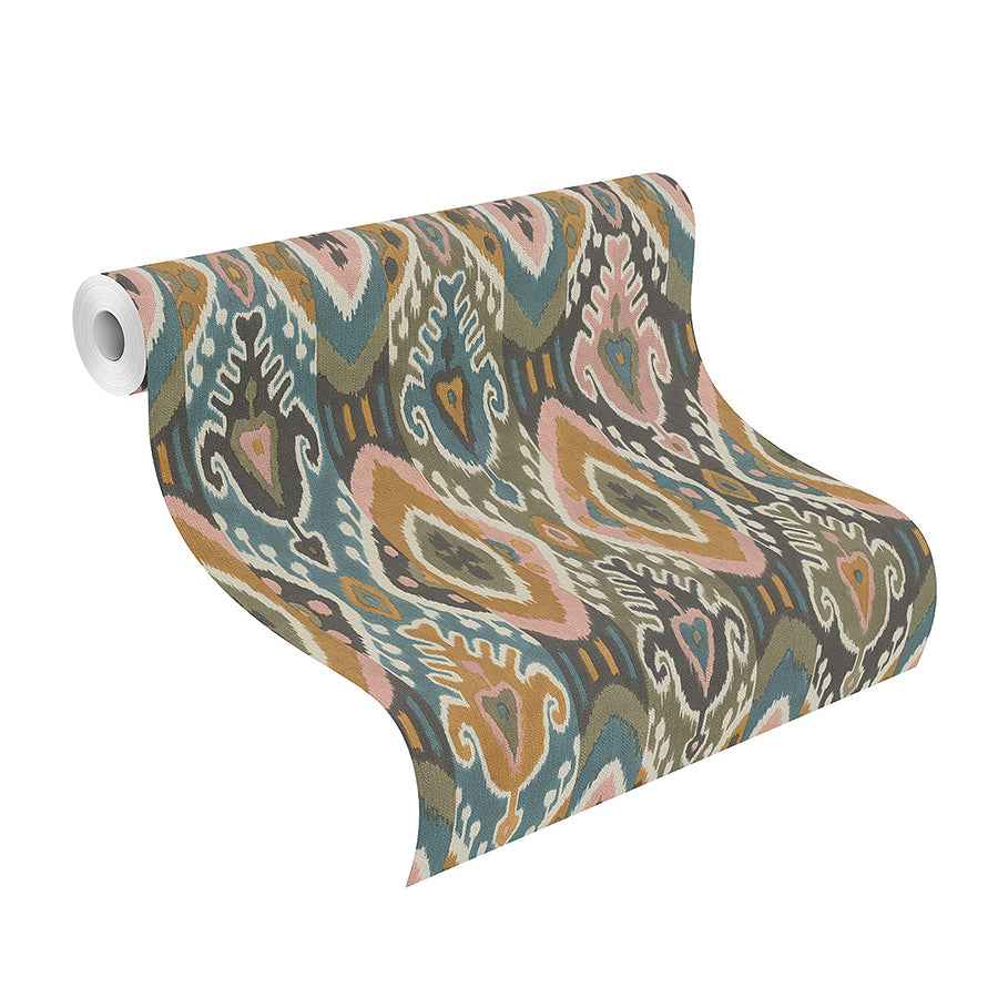 Villon Mustard Ikat Wallpaper - York Wallcoverings - 2980-560572 - York Wallcoverings Wallpaper