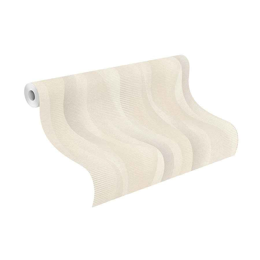 Currin Neutral Wave Wallpaper - York Wallcoverings - 2980-651515 - York Wallcoverings Wallpaper
