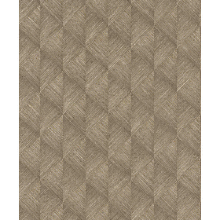 Miro Brown Geo Wallpaper - York Wallcoverings - 2980-687934 - York Wallcoverings Wallpaper