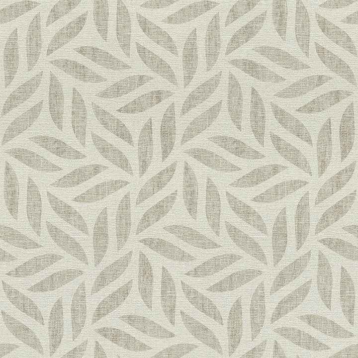 Sagano Light Grey Leaf Wallpaper - York Wallcoverings - 2980-704631
