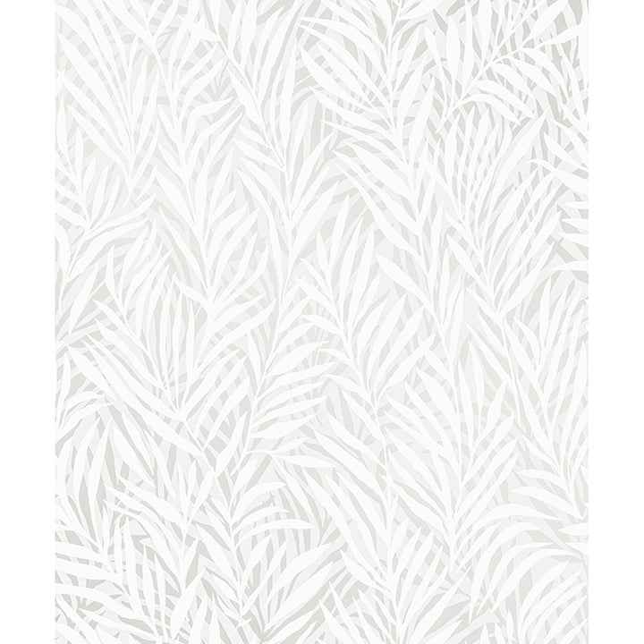 Holzer White Fern Wallpaper - York Wallcoverings - 2980-M52500 - York Wallcoverings Wallpaper