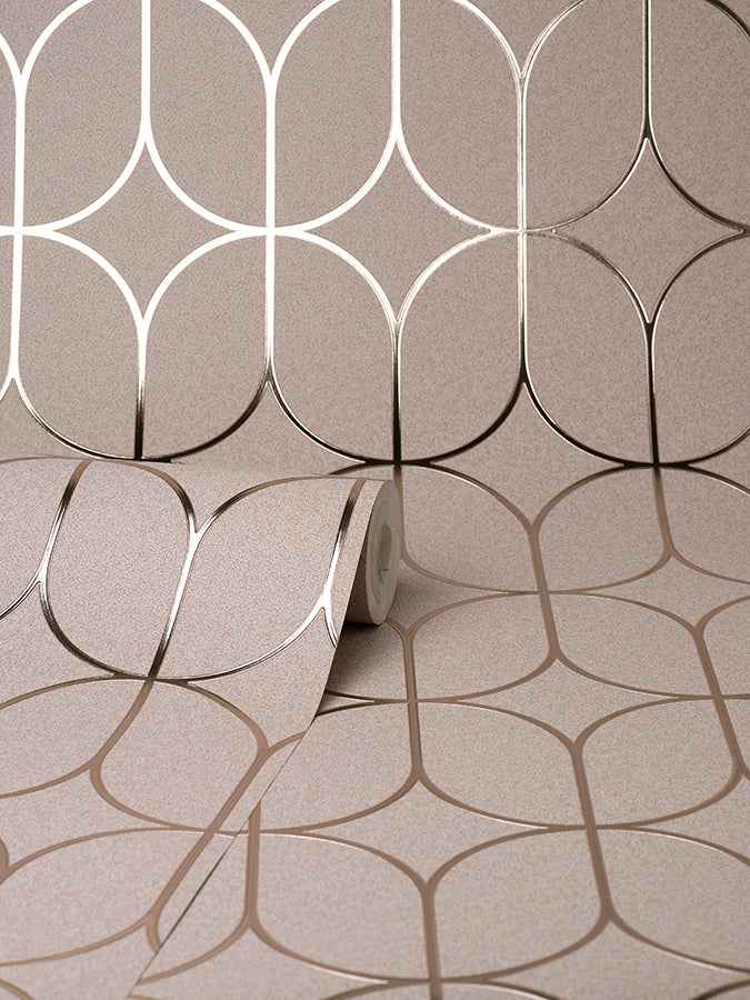 Raye Pink Rosco Trellis Wallpaper - York Wallcoverings - FD42805 - York Wallcoverings Wallpaper