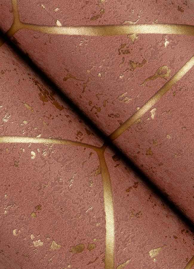 Hayden Raspberry Concrete Trellis Wallpaper - York Wallcoverings - 4125-26703 - York Wallcoverings Wallpaper