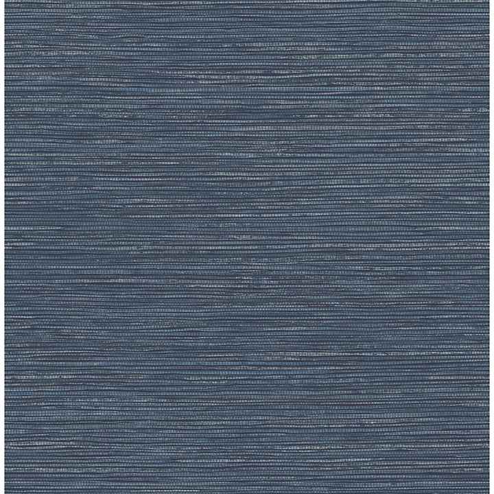 Alton Indigo Faux Grasscloth Wallpaper - York Wallcoverings - 4125-26712 - York Wallcoverings Wallpaper