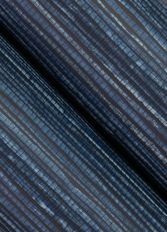 alton-indigo-faux-grasscloth-wallpaper-york-wallcoverings-4125-26712 - York Wallcoverings Papel pintado