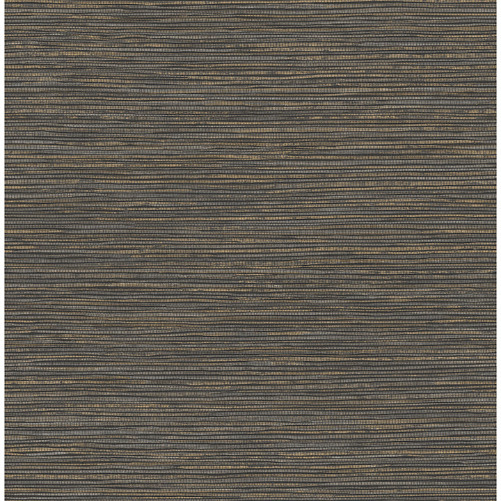 alton-black-faux-grasscloth-wallpaper-york-wallcoverings-4125-26716 - York Wallcoverings Papel pintado