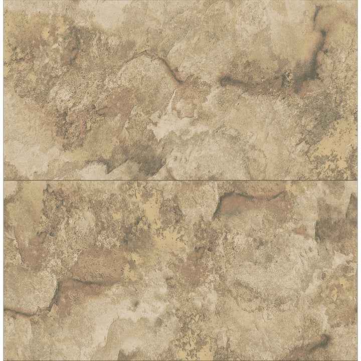 Aria Light Brown Marbled Tile Wallpaper - York Wallcoverings - 4125-26733 - York Wallcoverings Wallpaper