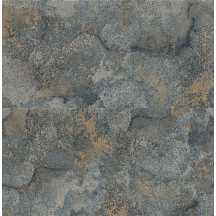 aria-slate-marbled-tile-wallpaper-york-wallcoverings-4125-26734 - York Wallcoverings Papel pintado