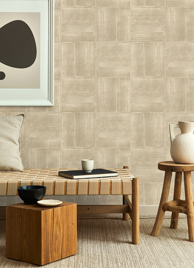 jasper-neutral-block-texture-wallpaper-york-wallcoverings-4125-26735 - York Wallcoverings Papel pintado