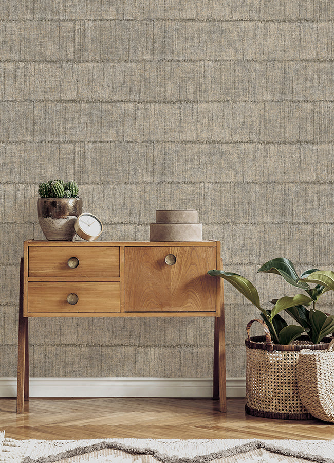 blake-light-grey-texture-stripe-wallpaper-york-wallcoverings-4125-26740 - York Wallcoverings Papel pintado