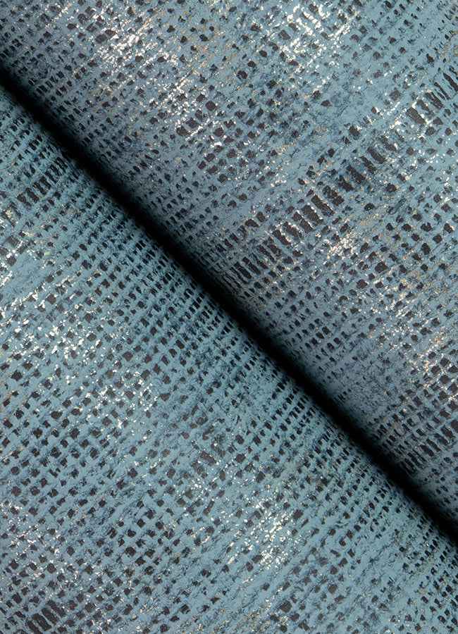 Blake Denim Texture Stripe Wallpaper - York Wallcoverings - 4125-26742 - York Wallcoverings Wallpaper