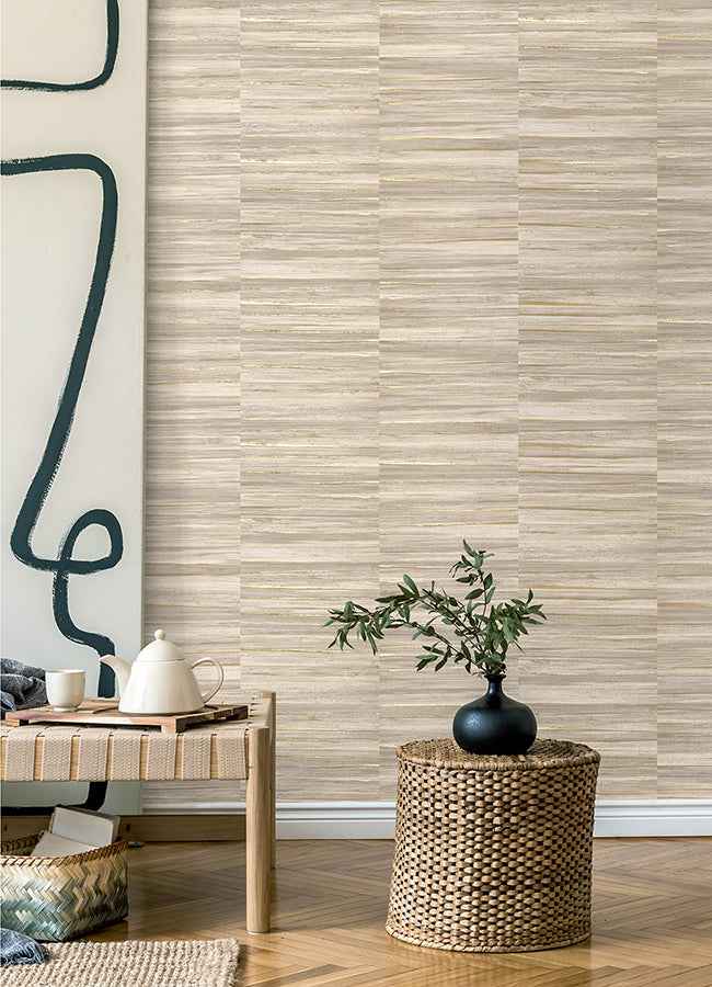 Rowan Wheat Faux Grasscloth Wallpaper - York Wallcoverings - 4125-26743 - York Wallcoverings Wallpaper
