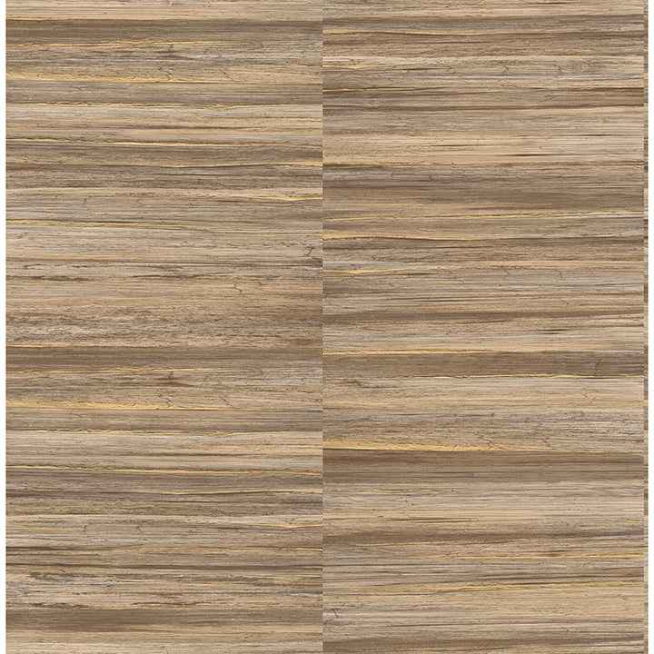 Rowan Chestnut Faux Grasscloth Wallpaper - York Wallcoverings - 4125-26746