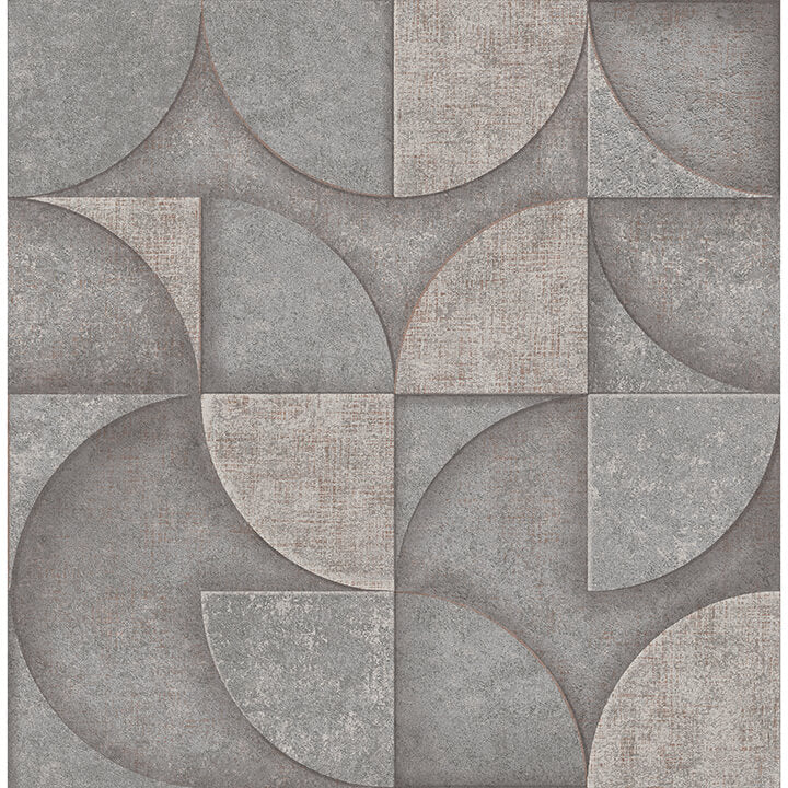 addison-grey-retro-geo-wallpaper-york-wallcoverings-4125-26749 - York Wallcoverings Wallpaper