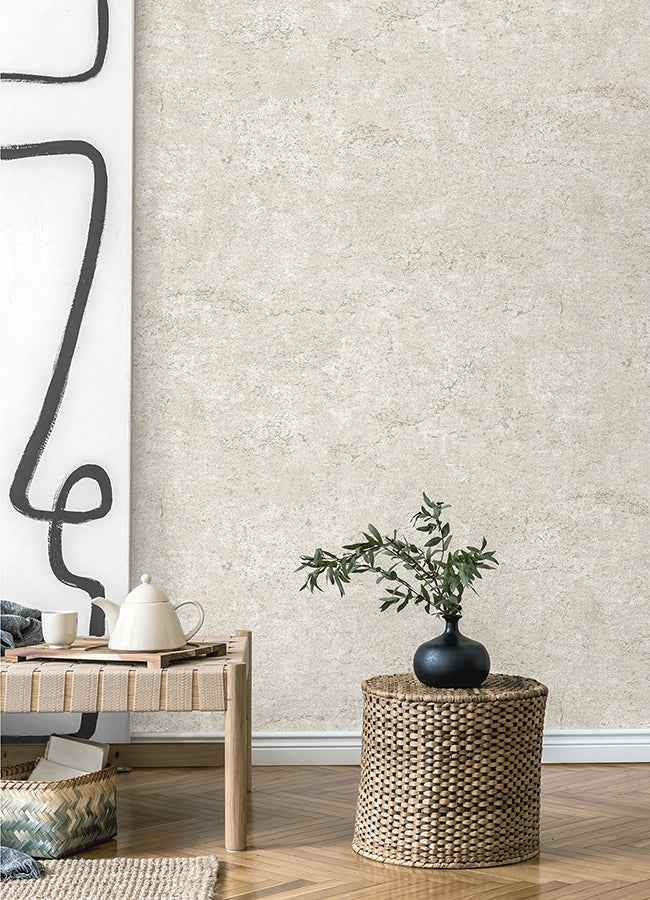Colt Stone Cement Wallpaper - York Wallcoverings - 4125-26751 - York Wallcoverings Wallpaper