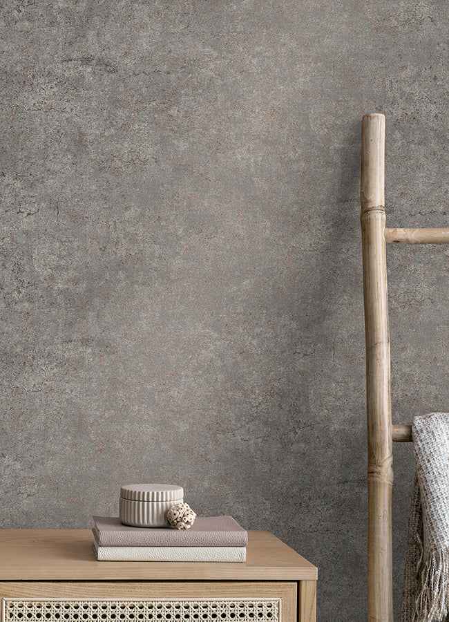 Colt Grey Cement Wallpaper - York Wallcoverings - 4125-26753 - York Wallcoverings Wallpaper