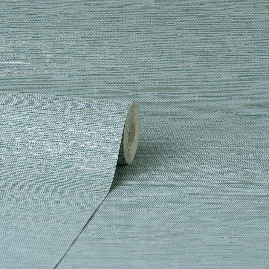 mephi-teal-grasscloth-wallpaper-york-wallcoverings-fd43157 - York Wallcoverings Papel pintado