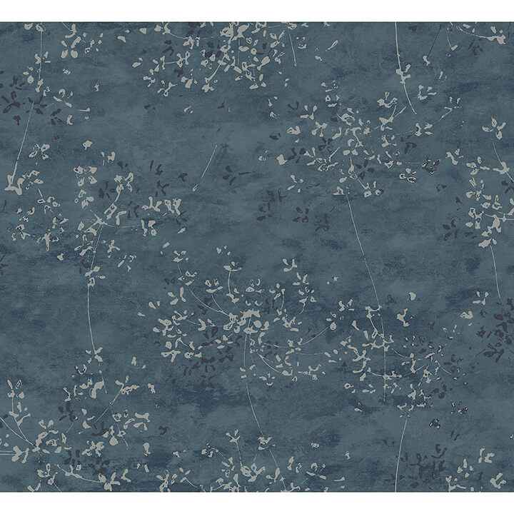 Arian Blue Inkburst Wallpaper - York Wallcoverings - 4105-86429 - York Wallcoverings Wallpaper