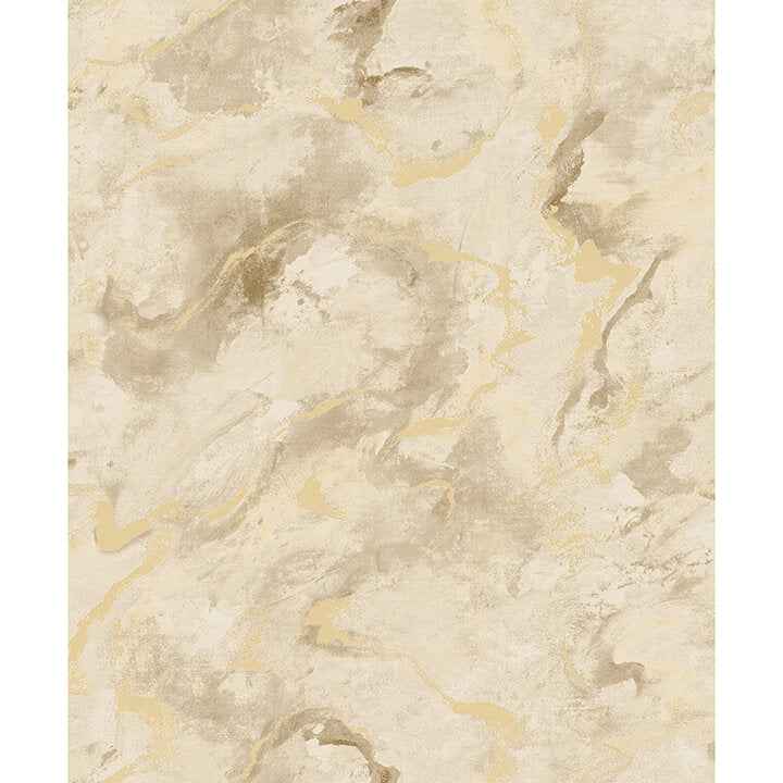 Silenus Gold Marbled Wallpaper - York Wallcoverings - 4105-86601