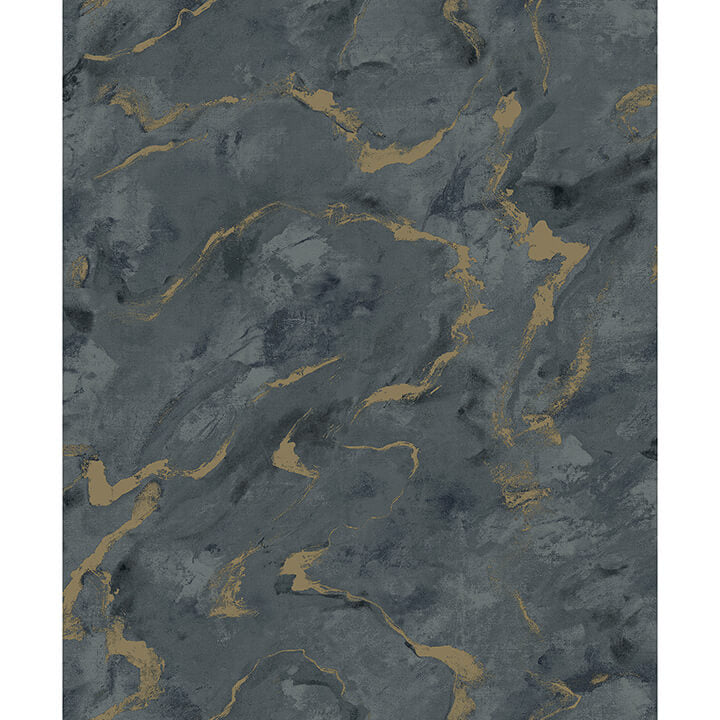 silenus-denim-marbled-wallpaper-york-wallcoverings-4105-86603 - York Wallcoverings Papel pintado