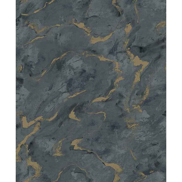 Silenus Denim Marbled Wallpaper - York Wallcoverings - 4105-86603