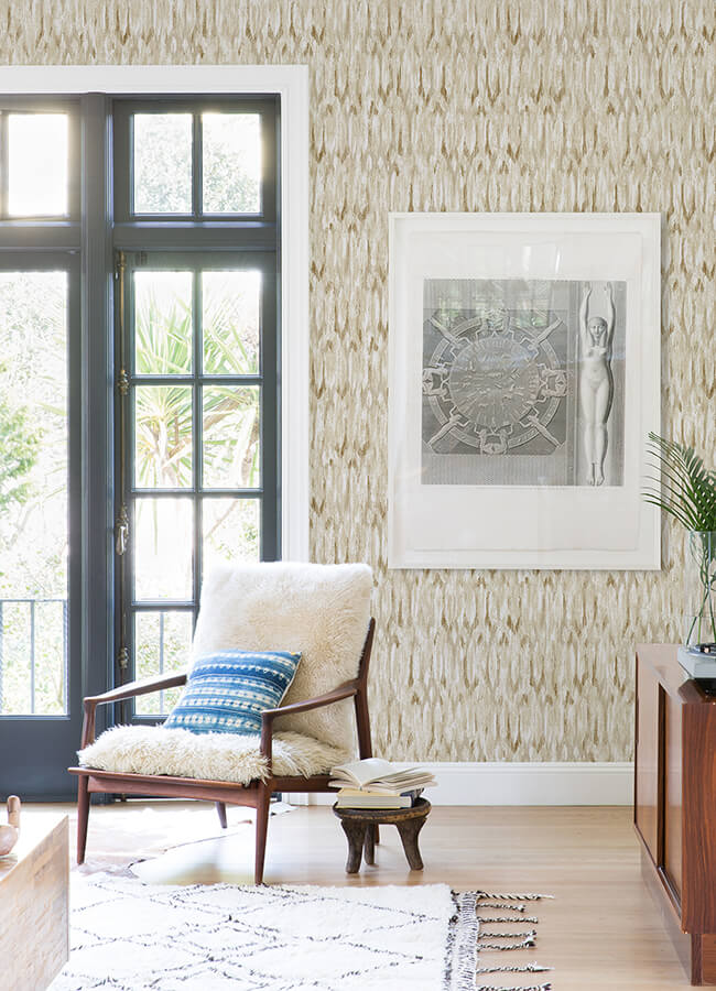 kintana-gold-abstract-trellis-wallpaper-york-wallcoverings-4105-86604 - York Wallcoverings Papel pintado