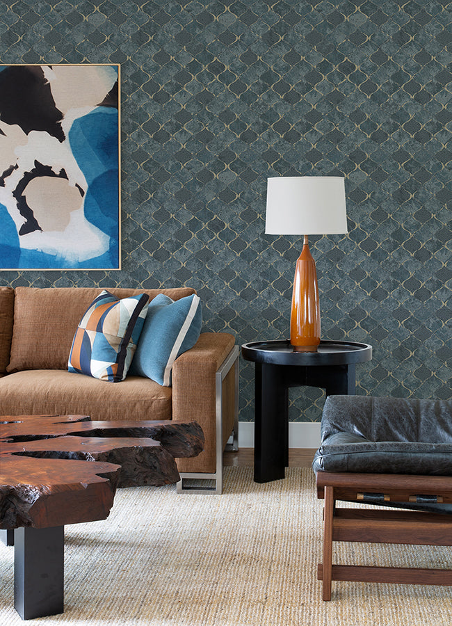 pilak-blue-ogee-tile-wallpaper-york-wallcoverings-4105-86607