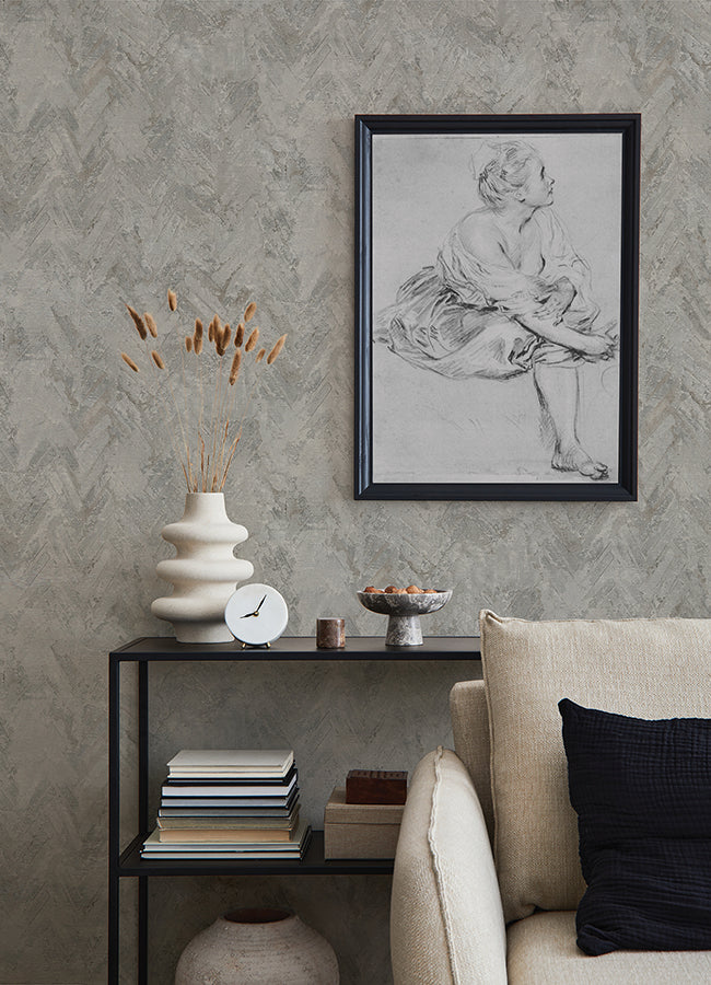 amesemi-grey-distressed-herringbone-wallpaper-york-wallcoverings-4105-86612