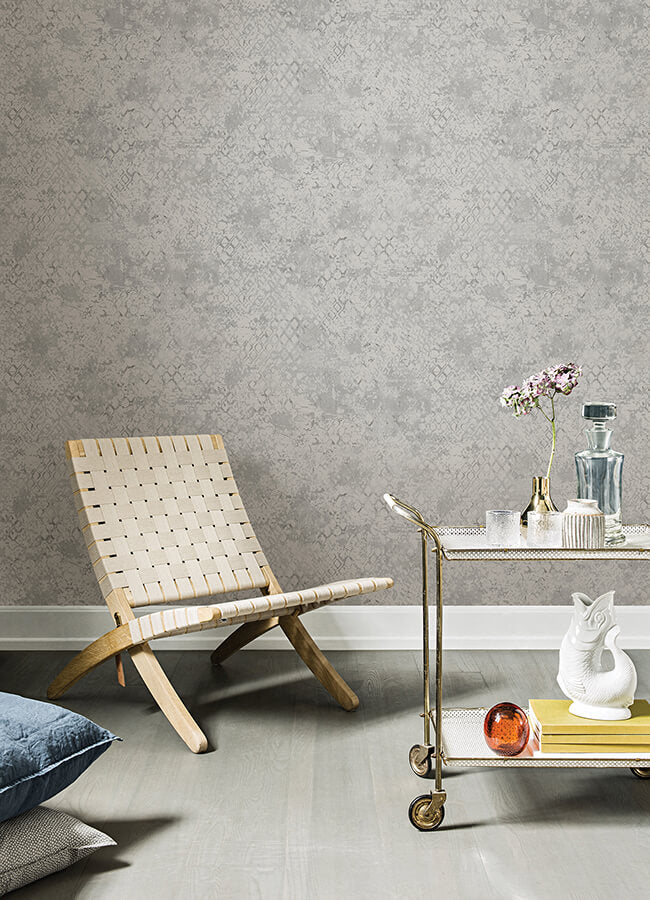 zilarra-light-grey-abstract-snakeskin-wallpaper-york-wallcoverings-4105-86616 - York Wallcoverings Wallpaper