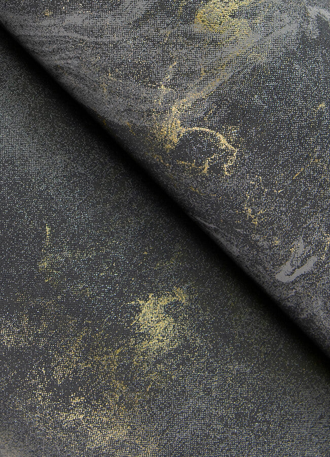 meness-black-metallic-marbling-wallpaper-york-wallcoverings-4105-86619 - York Wallcoverings Wallpaper