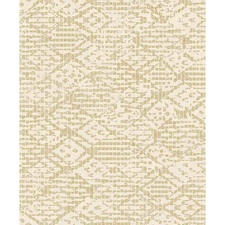 Helene Gold Glitter Geometric Wallpaper - York Wallcoverings - 4105-86622 - York Wallcoverings Wallpaper