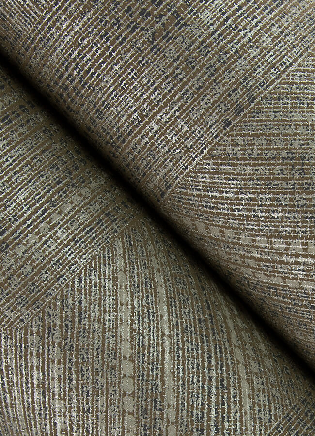 ladon-brown-metallic-texture-wallpaper-york-wallcoverings-4105-86630 - York Wallcoverings Wallpaper