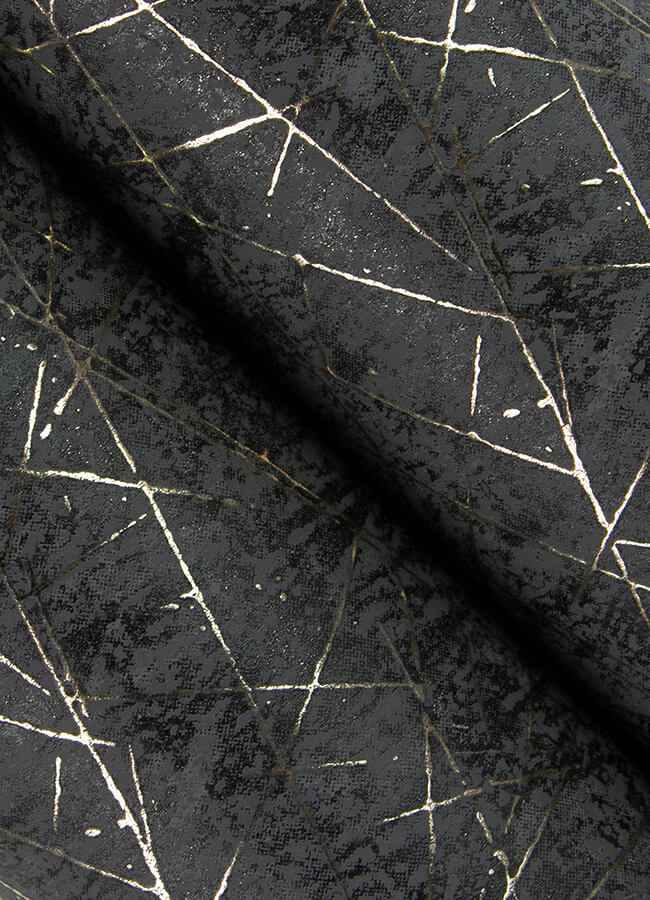 Bulan Black Abstract Lines Wallpaper - York Wallcoverings - 4105-86635 - York Wallcoverings Wallpaper