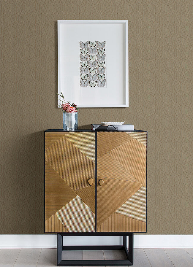 izarra-copper-geometric-block-wallpaper-york-wallcoverings-4105-86642 - York Wallcoverings Wallpaper
