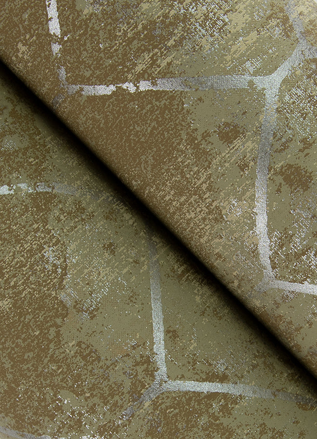 rauta-brass-hexagon-tile-wallpaper-york-wallcoverings-4105-86655