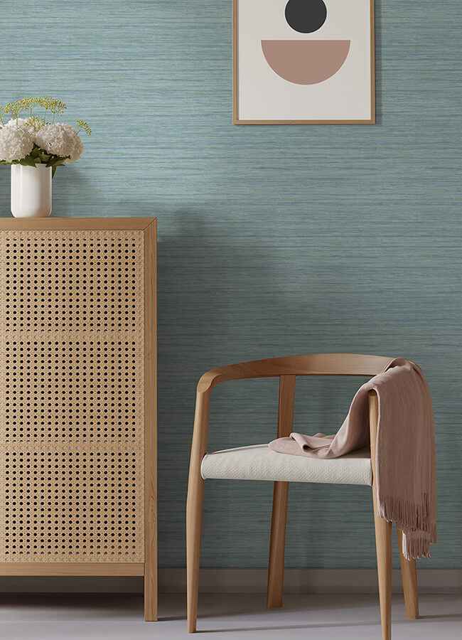 Barnaby Light Blue Texture Wallpaper - York Wallcoverings - 4046-25961 - York Wallcoverings Wallpaper