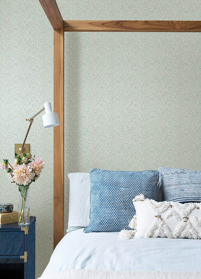 mackintosh-turquoise-textural-wallpaper-york-wallcoverings-4046-26128 - York Wallcoverings Papel pintado