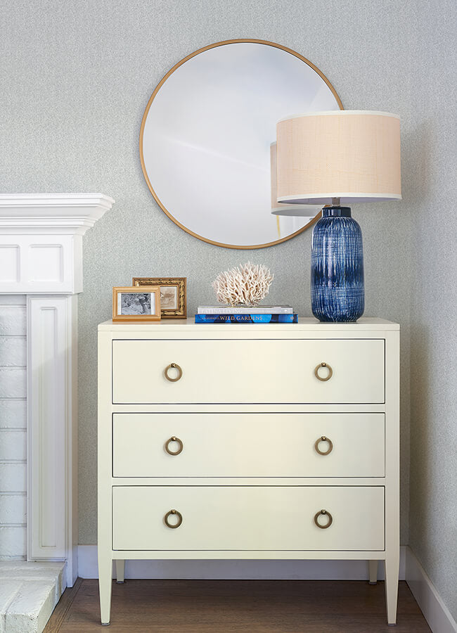 ashbee-light-grey-tweed-wallpaper-york-wallcoverings-4046-26160 - York Wallcoverings Papel pintado