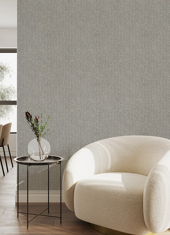 ashbee-dark-grey-tweed-wallpaper-york-wallcoverings-4046-26163 - York Wallcoverings Papel pintado