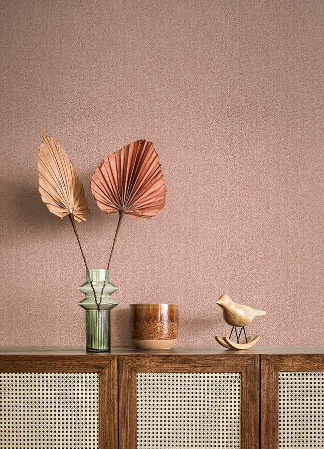 Ashbee Rose Tweed Wallpaper - York Wallcoverings - 4046-26165 - York Wallcoverings Wallpaper
