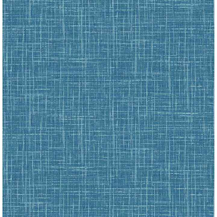 Emerson Blue Linen Wallpaper - York Wallcoverings - 4046-26351 - York Wallcoverings Wallpaper