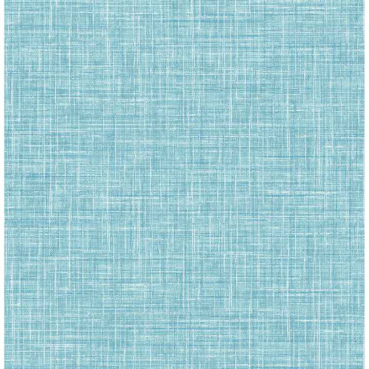 Emerson Aqua Linen Wallpaper - York Wallcoverings - 4046-26352 - York Wallcoverings Wallpaper