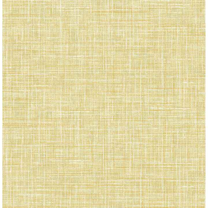 Emerson Yellow Linen Wallpaper - York Wallcoverings - 4046-26356