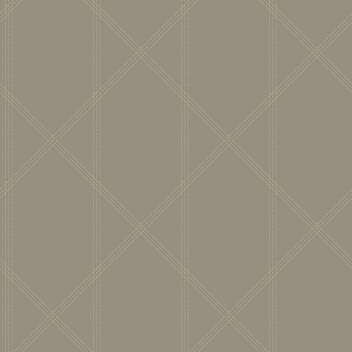 walcott-light-grey-stitched-trellis-wallpaper-york-wallcoverings-4074-26609 - York Wallcoverings Wallpaper